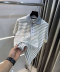 Zar a Grey Premium Knitted Classic Polo T-Shirt