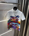 Ralph Laure n White Printed Premium Polo T-Shirt