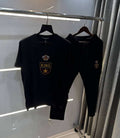 Dolce&Gabban a Black Embroidery Logo Imported Tracksuit With Brand Carry Bag