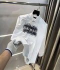Balmai n Paris White Logo print Premium Shirt