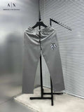 Arman i Exchang e Grey Logo Patch Imported Trackpant With Carry Bag