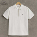 Valentin o white MonogR...4M Imported Luxury Polo T-Shirt