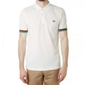 Fred Perry White Embroidery Work Premium Polo T-Shirt