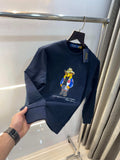 Ralph Laure n Navy Blue Print Premium Sweatshirt