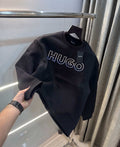 Hugo  BO·S$ Black Logo Work Imported Sweatshirt