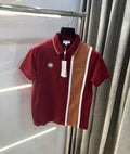 Lacost e Maroon Logo Work Premium Polo T-Shirt