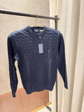 Ralph Laure n Navy Blue Knitted Woolen pullover