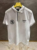 HACKET_T WHITE BLACK x ASTON MARTIN PREMIUM POLO