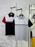 LACOST_E GREY WHITE PREMIUM IMPORTED POLO