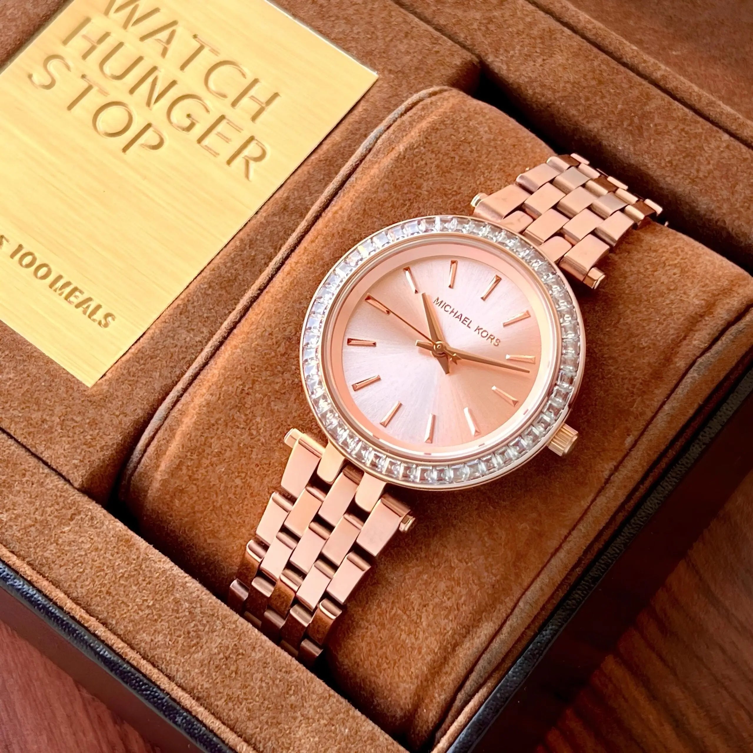 Rose Gold Watch Valentine Gift Box