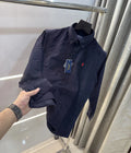 Ralph  Lauren Navy Blue Embroidry Logo Premium Shirt