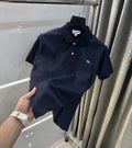 Lacost e Navy Blue Embroidery Logo Premium Polo T-Shirt