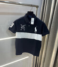 Ralph Lauren Navy Blue Embroidery Logo premium Polo T-shirt