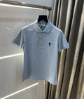 Ami paris Sky Blue Logo Work Premium Imported T-Shirt
