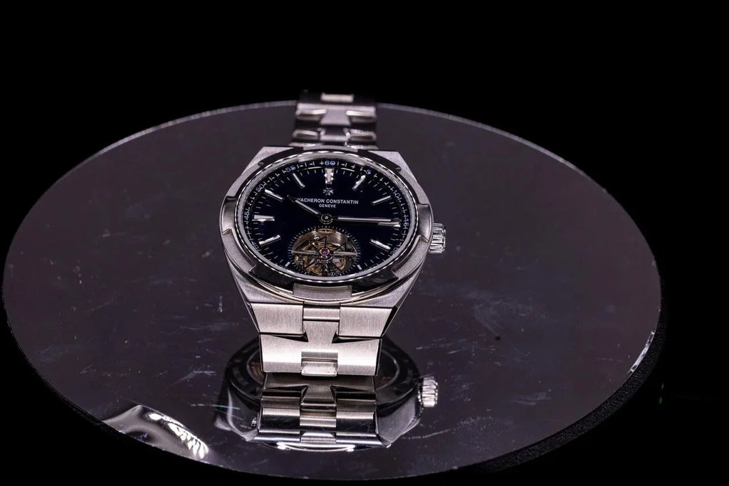 Vacheron Constantin Overseas Tourbillion Silver Black Semi ETA
