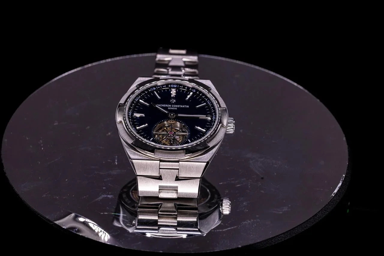 Vacheron Constantin Overseas Tourbillion Silver Black Semi ETA