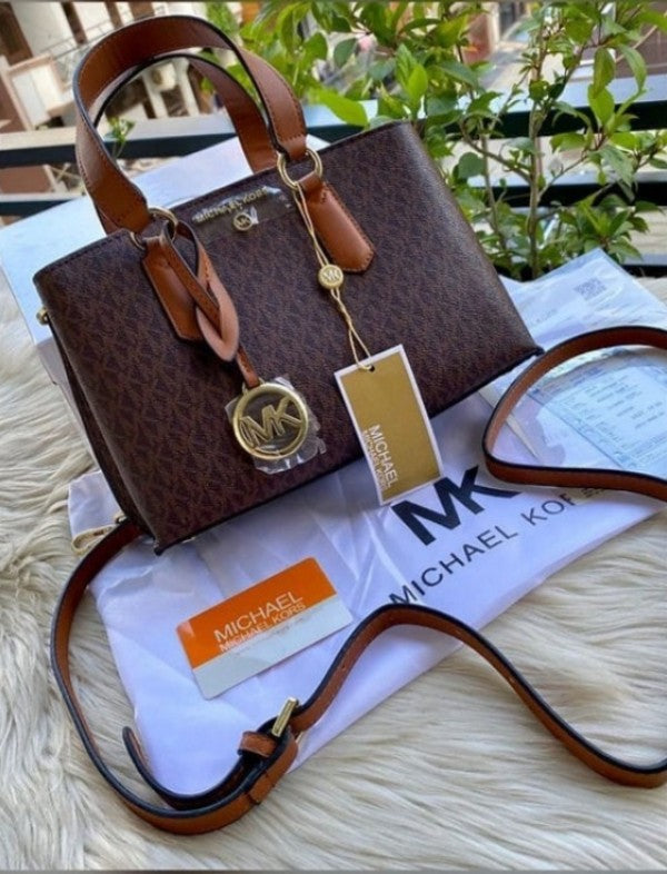 Michael Kors Mk Emma Medium Shoulder Bag With OG Box