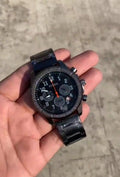Fossil Round Chronograph Black