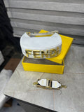 Fendi Alphabetic Shoulder Bag with  Box