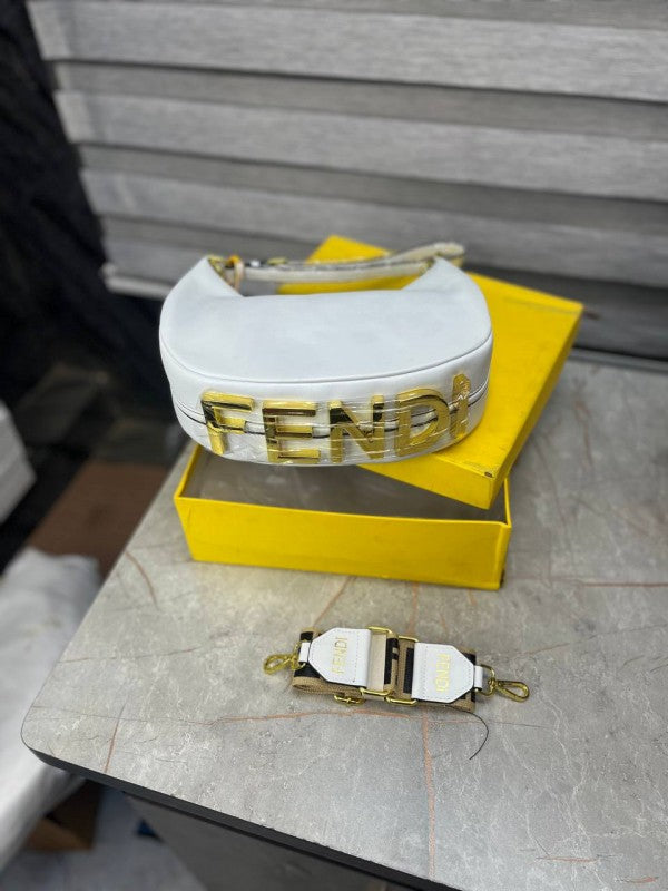 Fendi Alphabetic Shoulder Bag with  Box