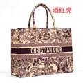 Christian Dior Zipper Booktote with Small Wallet, Dustbag