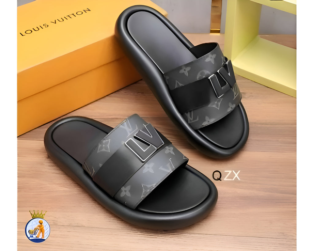 LOUIS VUITTON LV LOGO SLIDE
