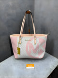 Michael Kors Voyager Leather Tote Satchel Shoulder Bag With Dust Bag (21004 Pink)