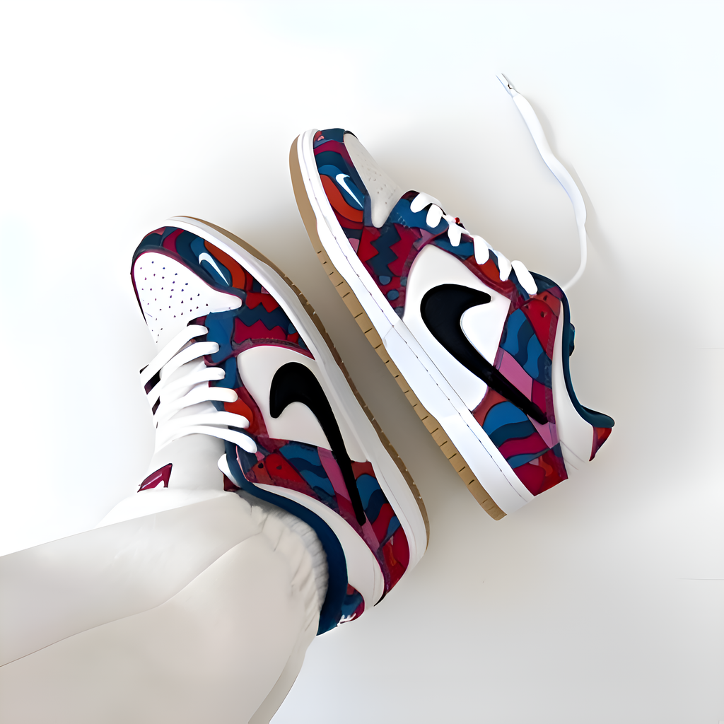 Sb Dunk low pro parra with extra laces 443 As3