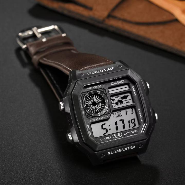 Casio AE-1200 illuminator Coffee Brown - J1266