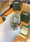 Cartier Santos Diamond Gold Green - J126