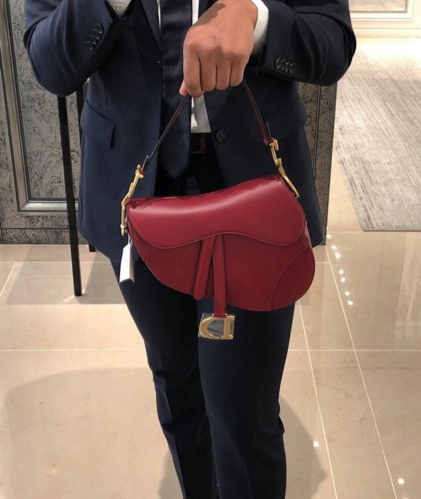 Dior Saddle Red ShoulderBag With OriginalBox