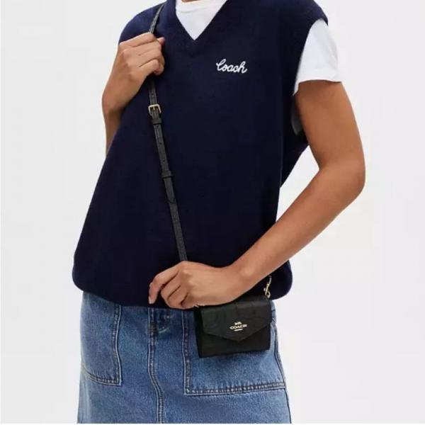 Coach Envelope Wallet Sling With OriginalBox DustCover