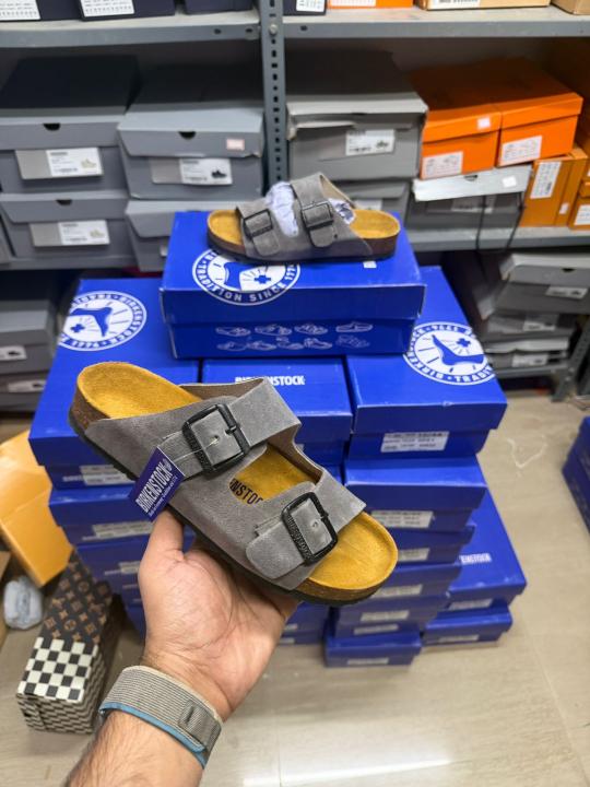 Birkenstock Arizona grey Suede