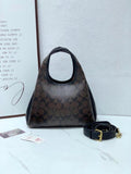 Coach Lana Shoulder Bag Old Flower Black Leather With OG Box & Dust Cover CM545