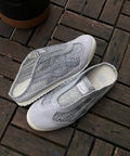 Onitsuka Tiger Mexico 66 Sabot mules in pure silver