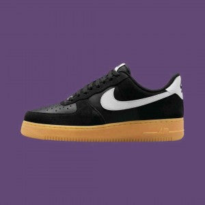 Nikee AirForce 1 07 LV8 Black Suede