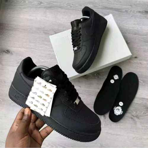Nike airforce 1 black semi ua quality