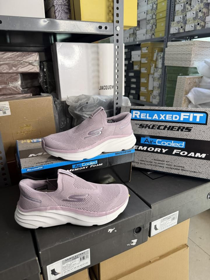 Skechers Womens Go Run Slipons For Her Purple