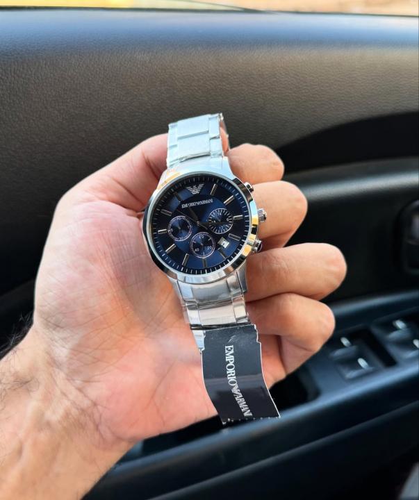 Emporio Arman_i Classic Silver-Blue