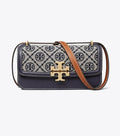 Tory Burch Eleanor T Monogram Small Convertible Shoulder Bag Navy Blue With OG Box & Dust Cover 861568 (Copy)