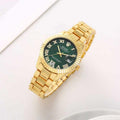 Rolex Oyster Perpetual Date Just Gold-Green