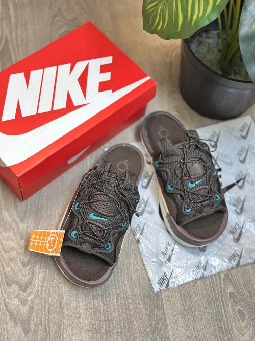 Nike Offline 2.0 Slip-On Premium Brown Sandal