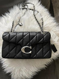 Coach Tabby Quilted Black Shoulder Bag With Box And Dust Bag CP150