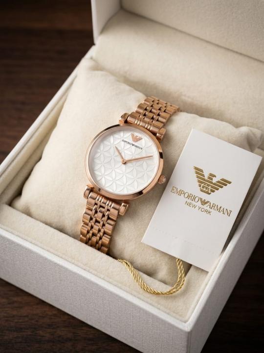 Emporio Armani Classic Flower Copper-White