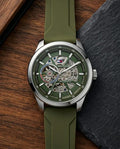 Tommy hilfiger Automatic Silicon Green-Silver