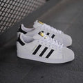 Adidas superstar black white