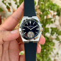 Vacheron Constantin Overseas Tourbillion Black Silver Semi ETA