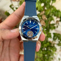Vacheron Constantin Overseas Tourbillion Blue Silver Semi ETA