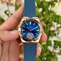 Vacheron Constantin Overseas Tourbillion Blue Rose gold Semi ETA