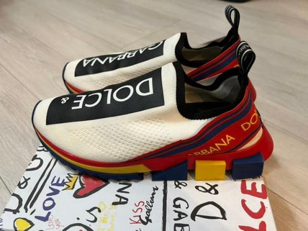 Dolce & Gabbana Sorrento Melt White Multi-Color sneakers